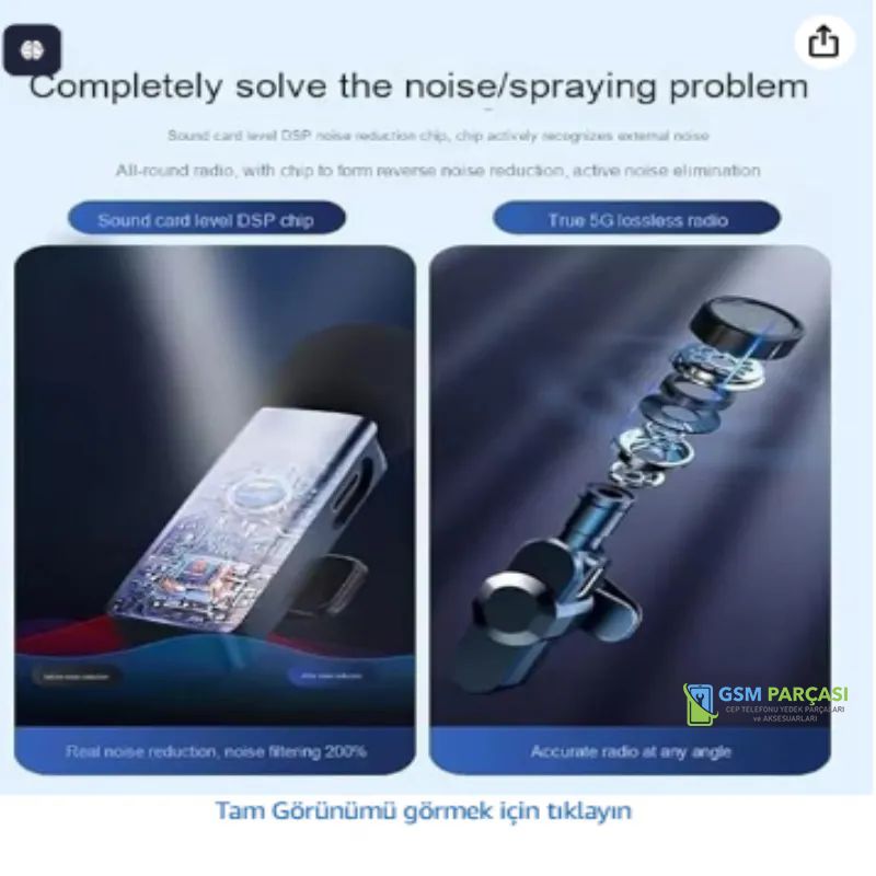 Bubitechh F11-2 ift YakaMikrofonu Kablosuz Bluetooth