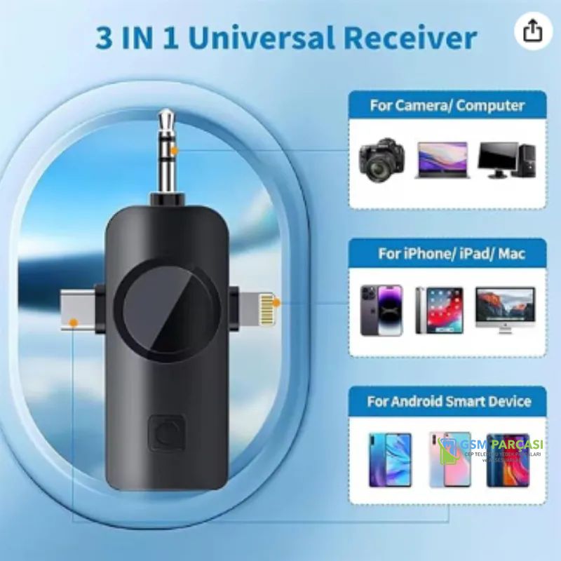 Bubitechh F11-2 ift YakaMikrofonu Kablosuz Bluetooth